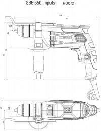 58 rotary hammer METABO8